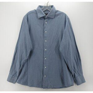 Spier & Mackay Shirt 16 1/2 Button Down Classic Premium Cotton Large